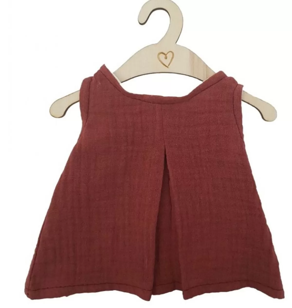 Flash Sale Hollie Dress For Gordi Dolls From / Color Blush With Wooden Clothes Hanger