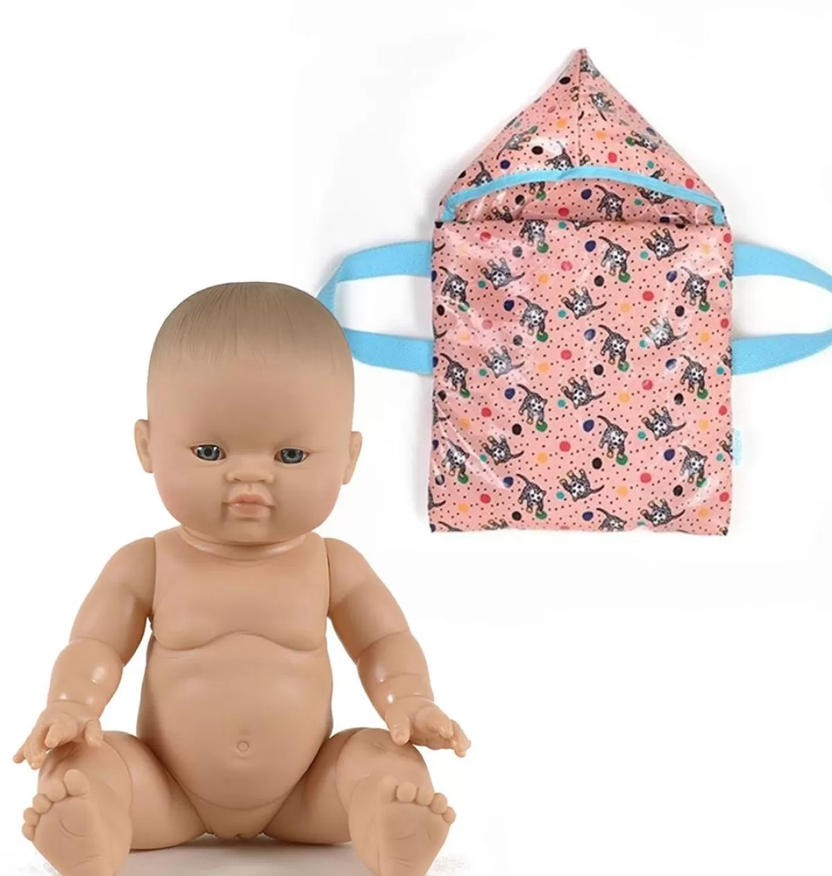 Flash Sale Minikane Gordi Doll With Carrycot / Sleeping Bag *