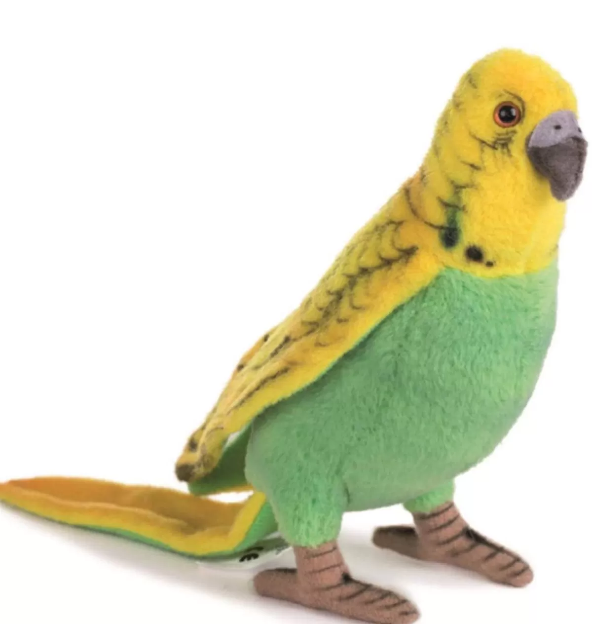 Hot Hansa knuffels Hansa Budgerigar Green 7 × 5 × 15 Cm