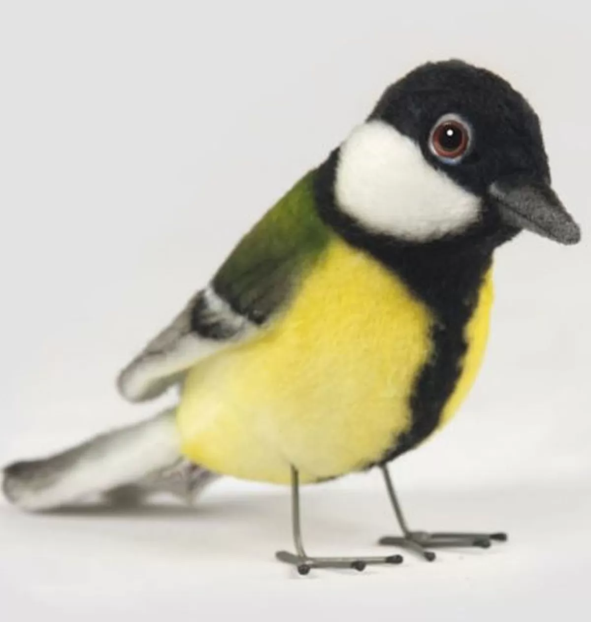 Store Hansa knuffels Hansa Creation Great Tit 13 × 5 × 8 Cm