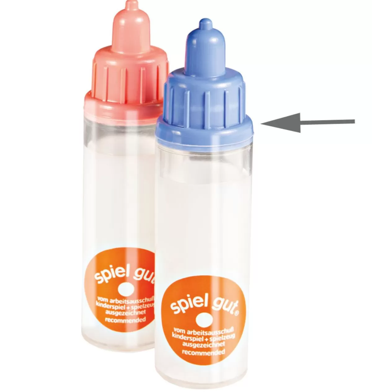 Flash Sale Heless Baby Bottle With Milk Blue