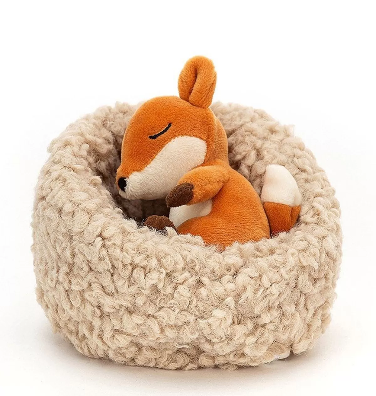 Discount Jellycat knuffels Jellycat Hibernating Cuddly Fox 12 Cm