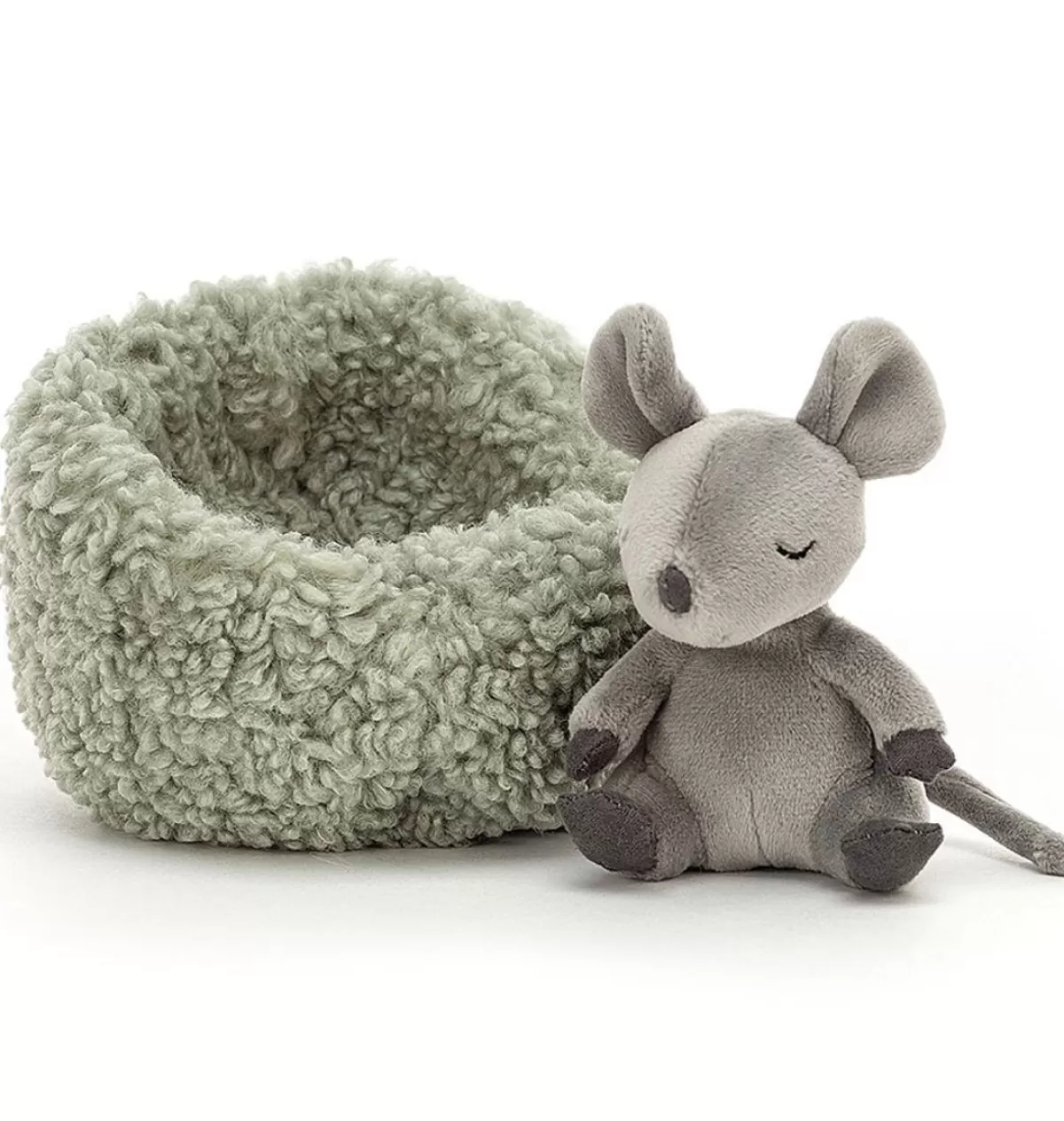 Clearance Jellycat knuffels Jellycat Hibernating Cuddly Mouse 12 Cm