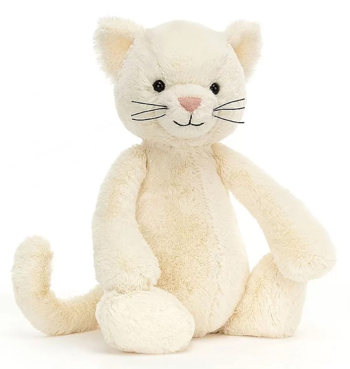 Outlet Jellycat knuffels Jellycat Medium Bashful Kitten White