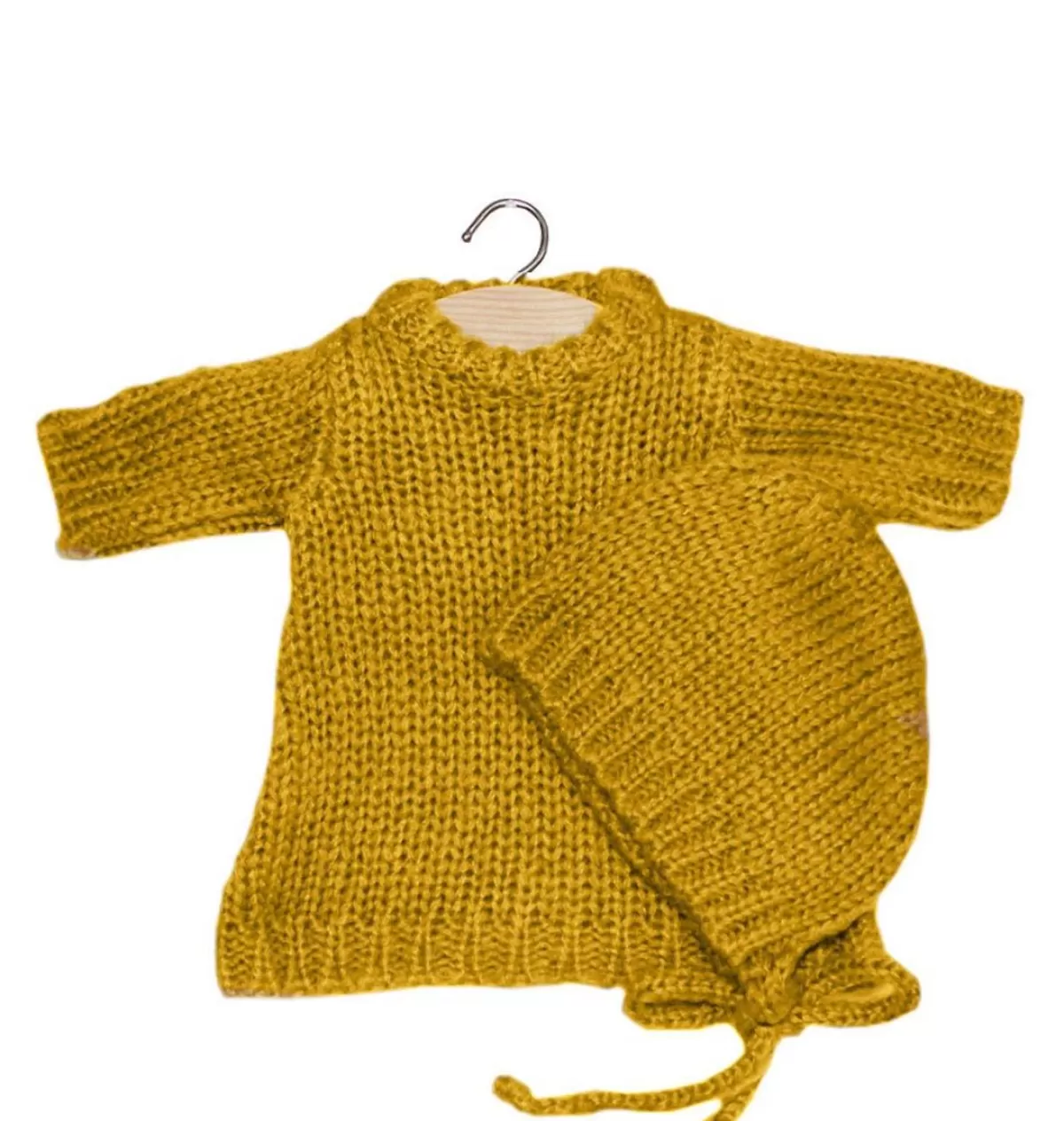 Sale Minikane Knitted Set Gasparine By Color: Moutarde