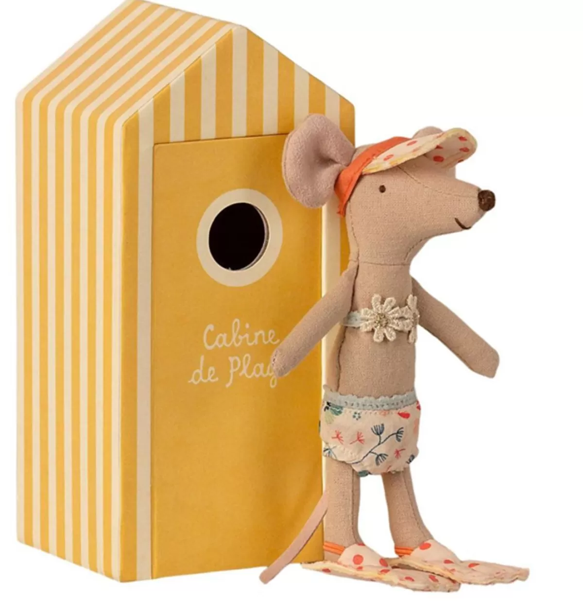 Cheap Maileg Beach Mouse Big Sister With Beach Booth