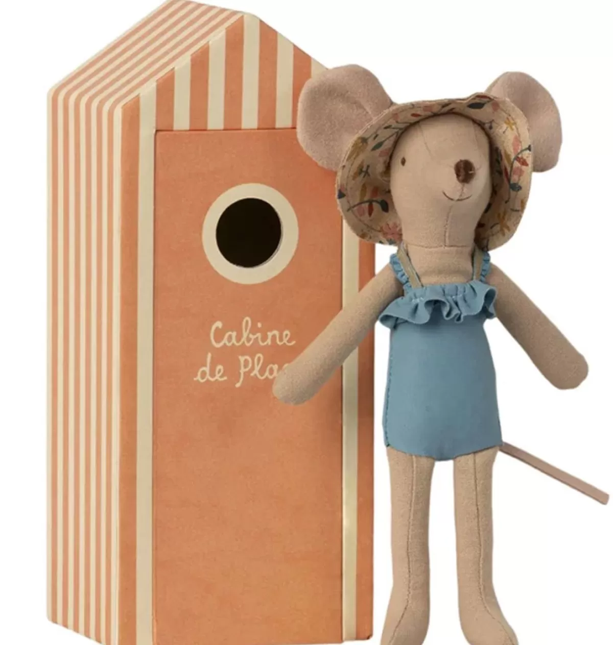 Fashion Maileg Beach Mouse Mother In Cabin De Plage