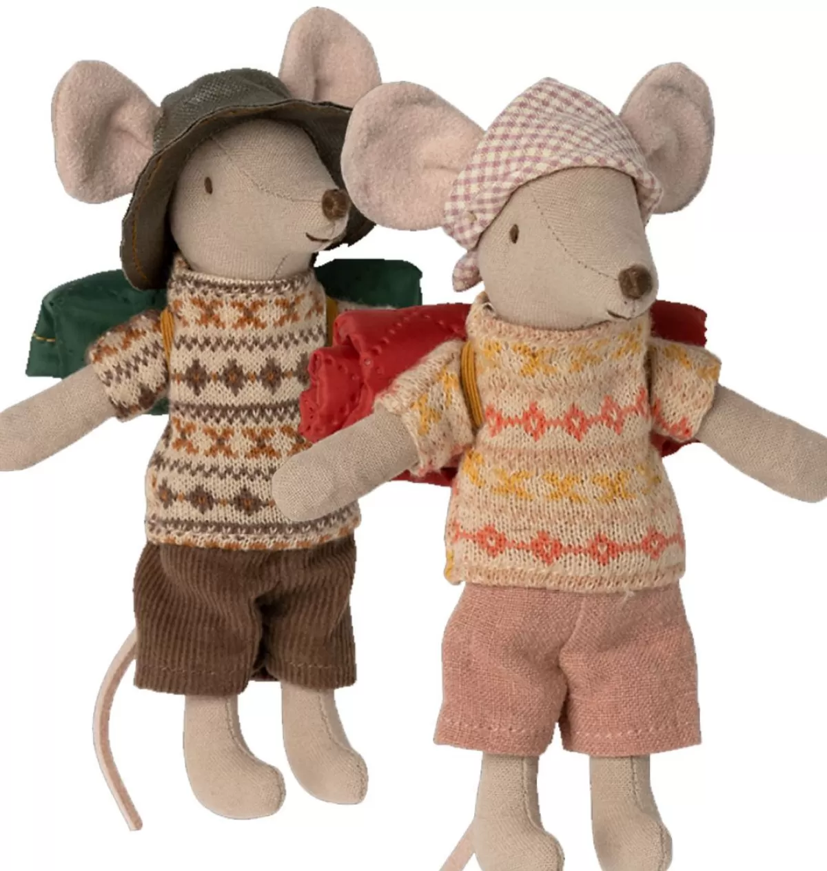 New Maileg Big Brother Hiker Mouse With Sleeping Bag