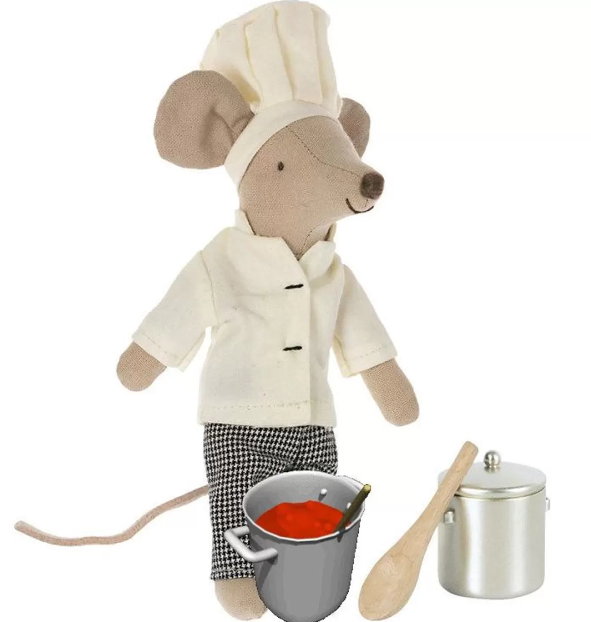 Discount Maileg Big Brother Mouse Chef With Soup Pot And Spoon