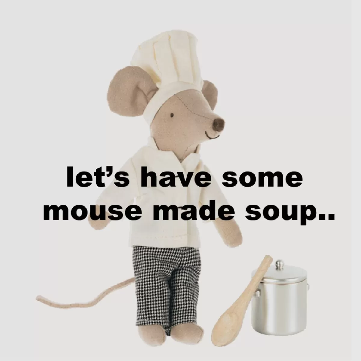 Discount Maileg Big Brother Mouse Chef With Soup Pot And Spoon