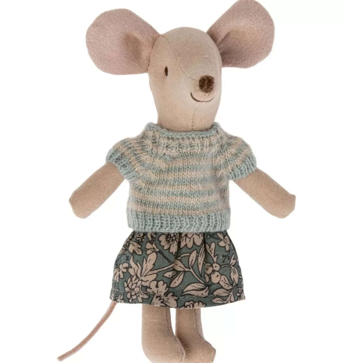 Fashion Maileg Clothing Set Big Sister Mouse / Knitted Sweater With Skirt