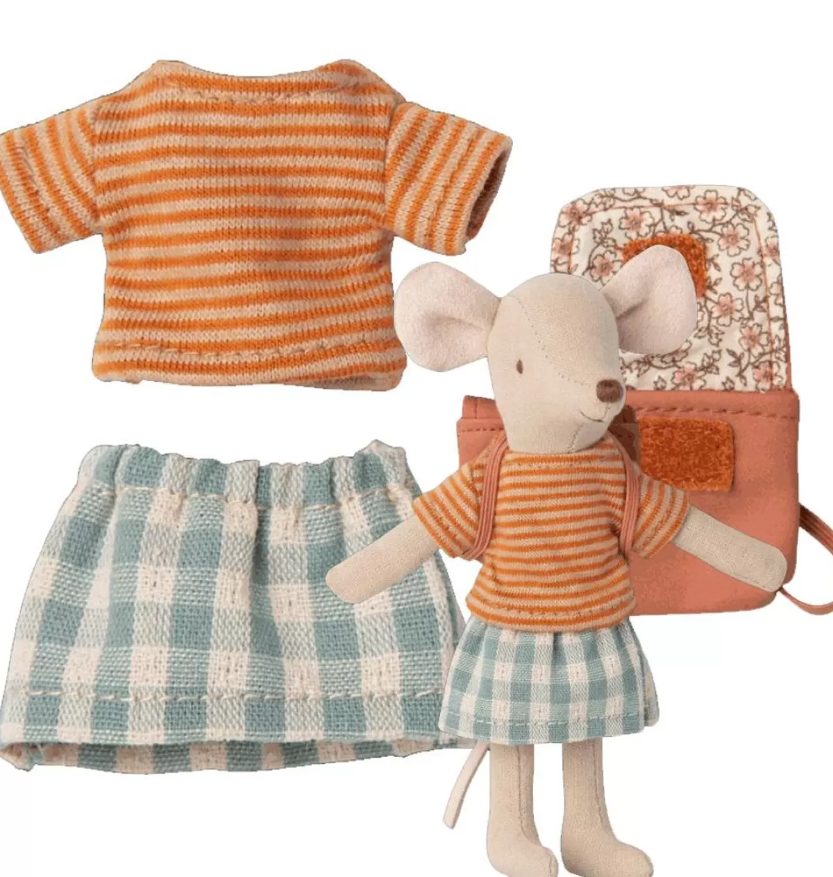 Hot Maileg Clothing Set Big Sister Mouse Old Rose