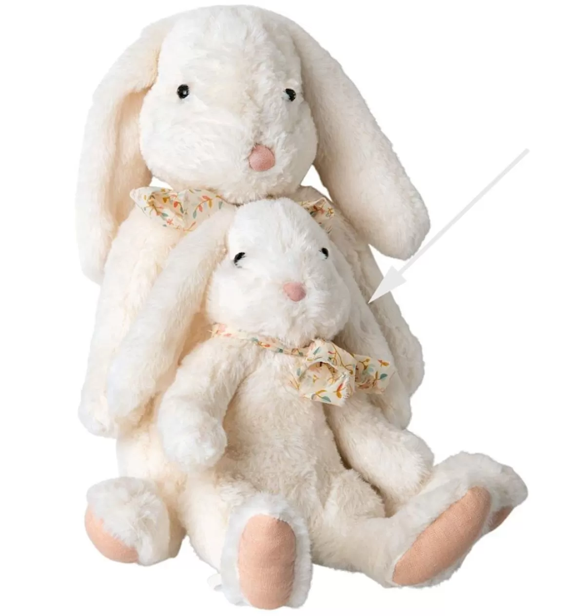 Outlet Maileg Fluffy Bunny Large White 30 Cm