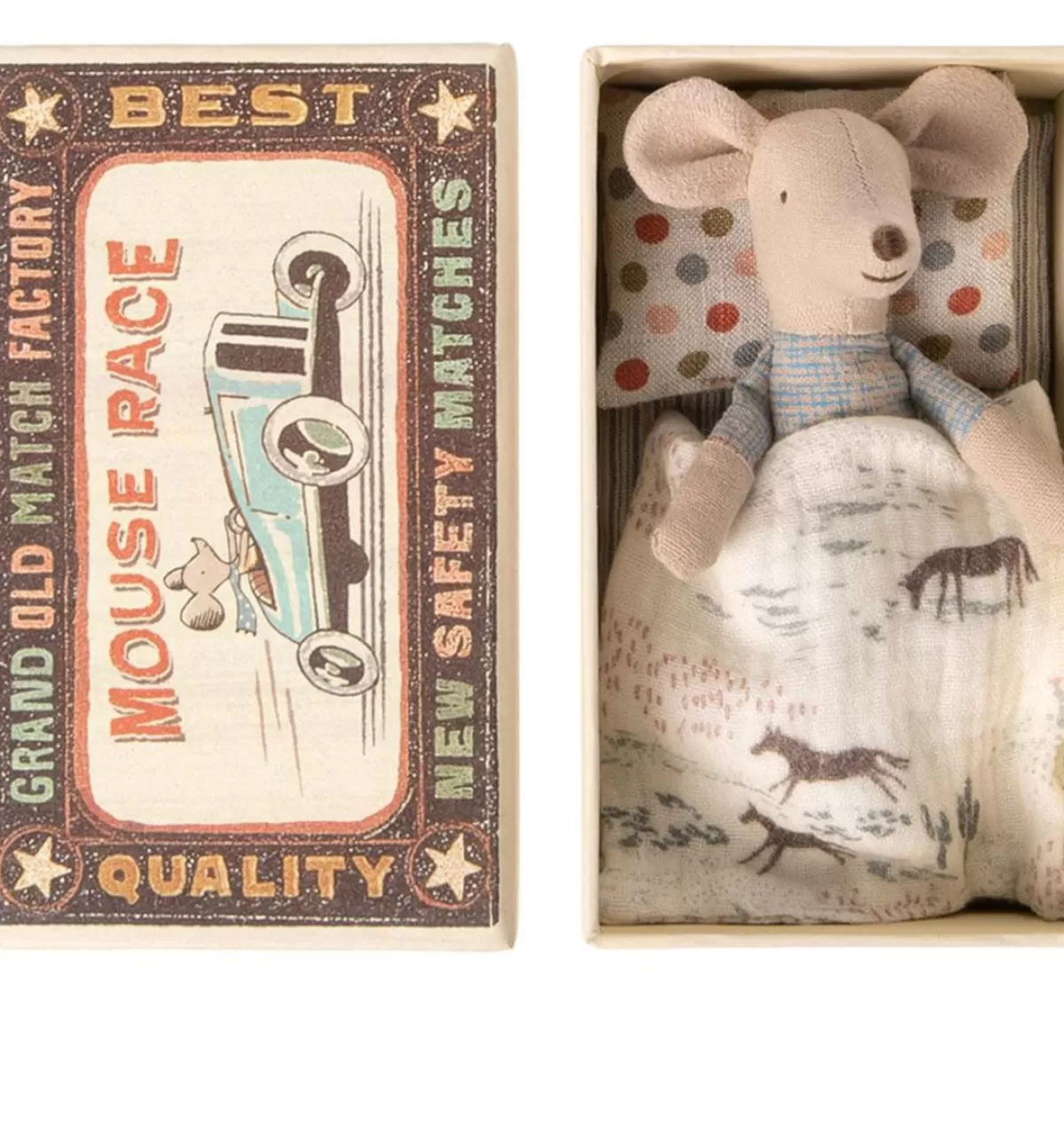 Best Sale Maileg Little Brother Mouse In Matchbox