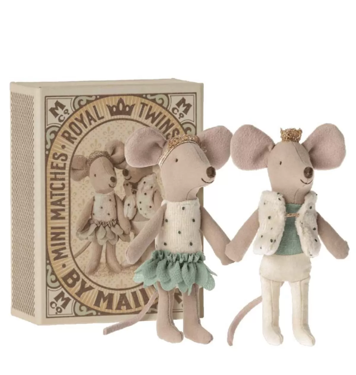 Sale Maileg Little Sister And Little Brother Royal Twins In Matchbox