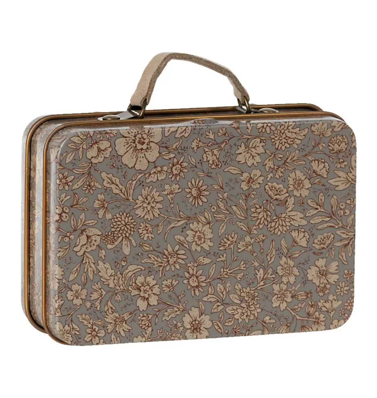 Best Sale Maileg Metal Suitcase Blossom Grey