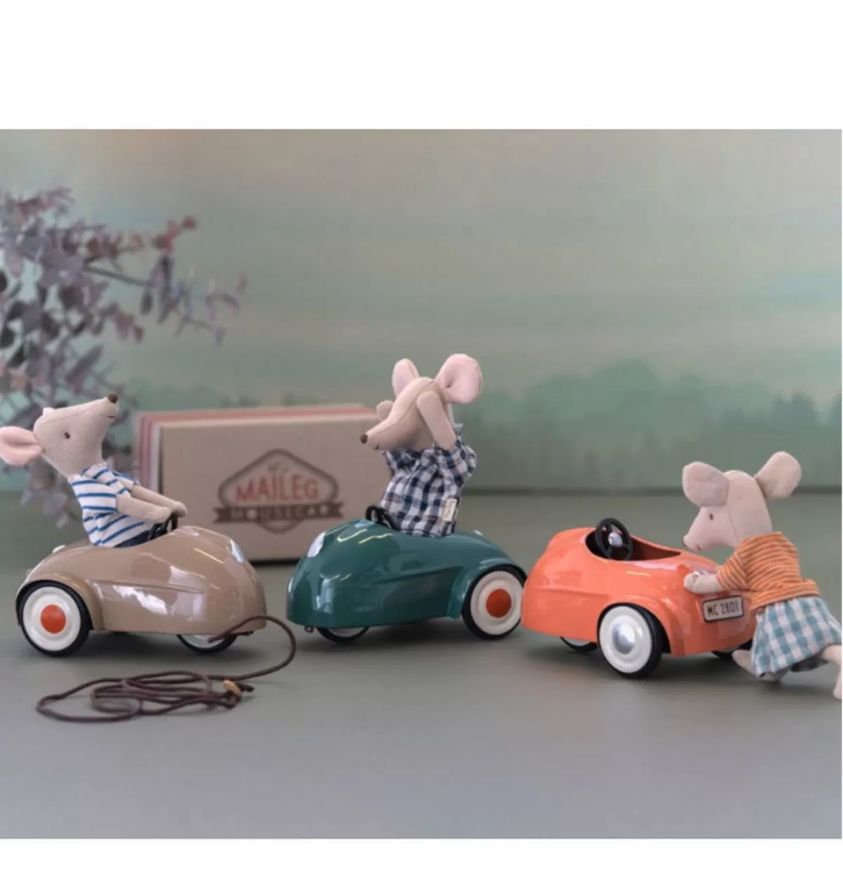 Shop Maileg Mouse Car Dark Green