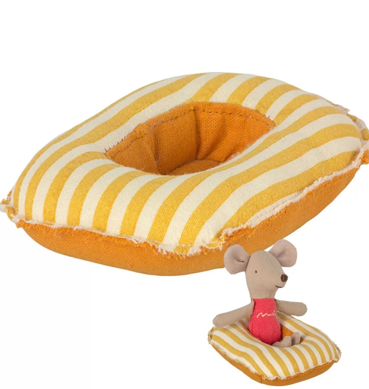 Online Maileg Rubber Boat For The Mice - Yellow Striped