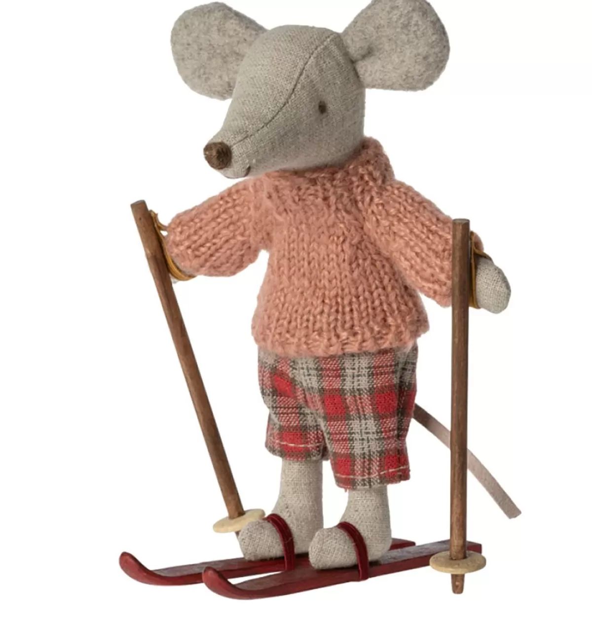 Outlet Maileg Skis & Ski Poles For Big Sister And Big Brother Mouse
