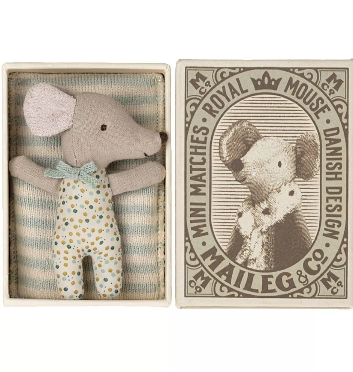 Store Maileg Sleepy Wakey Baby Mouse Boy In Matchbox