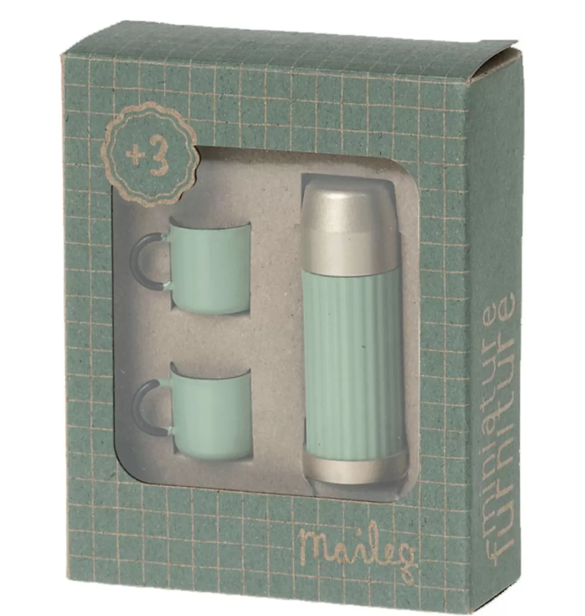 Outlet Maileg Thermos And Cups / Mint