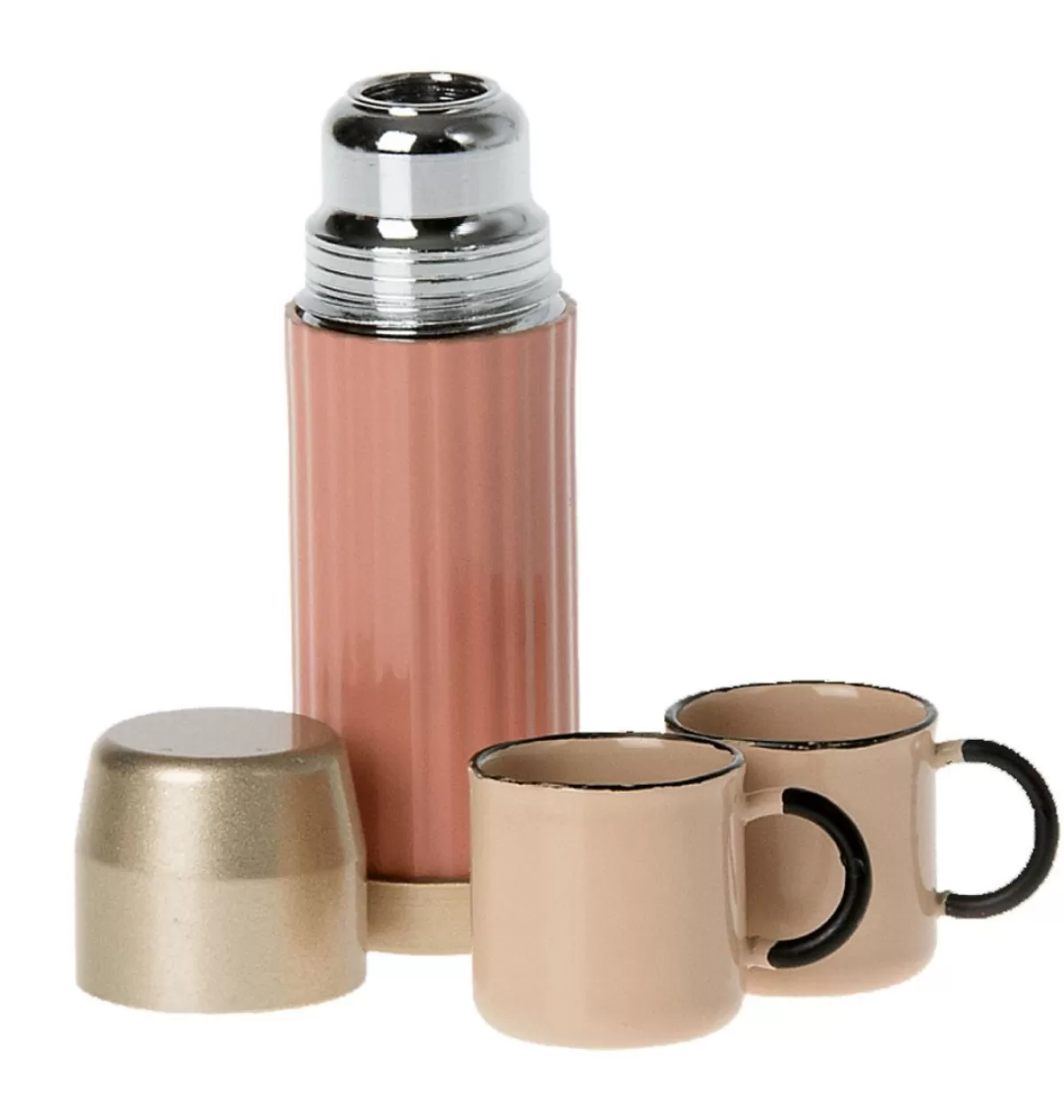 Best Sale Maileg Thermos And Cups / Soft Coral