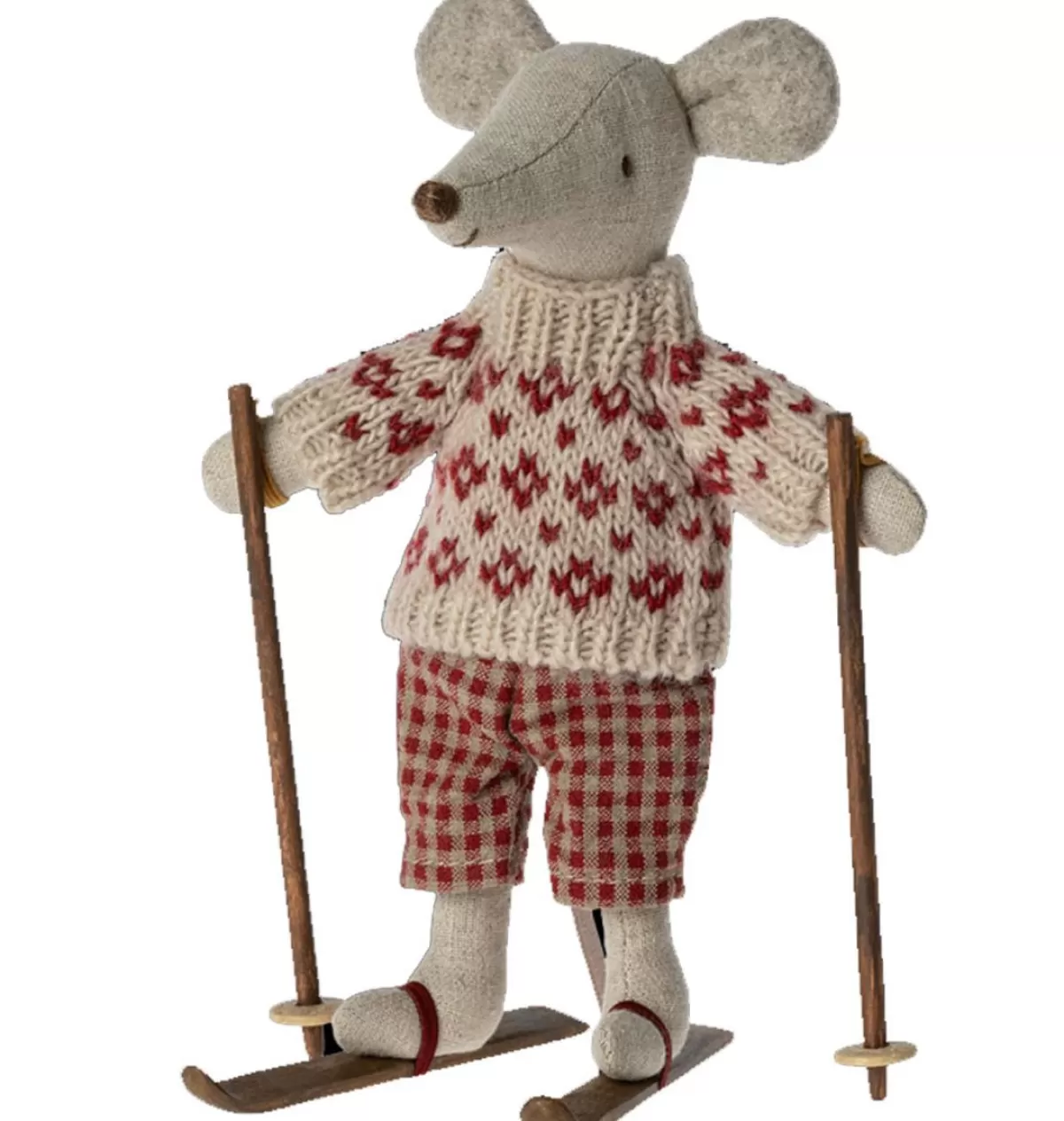 Store Maileg Winter Mouse With Ski Set / Mother Mouse