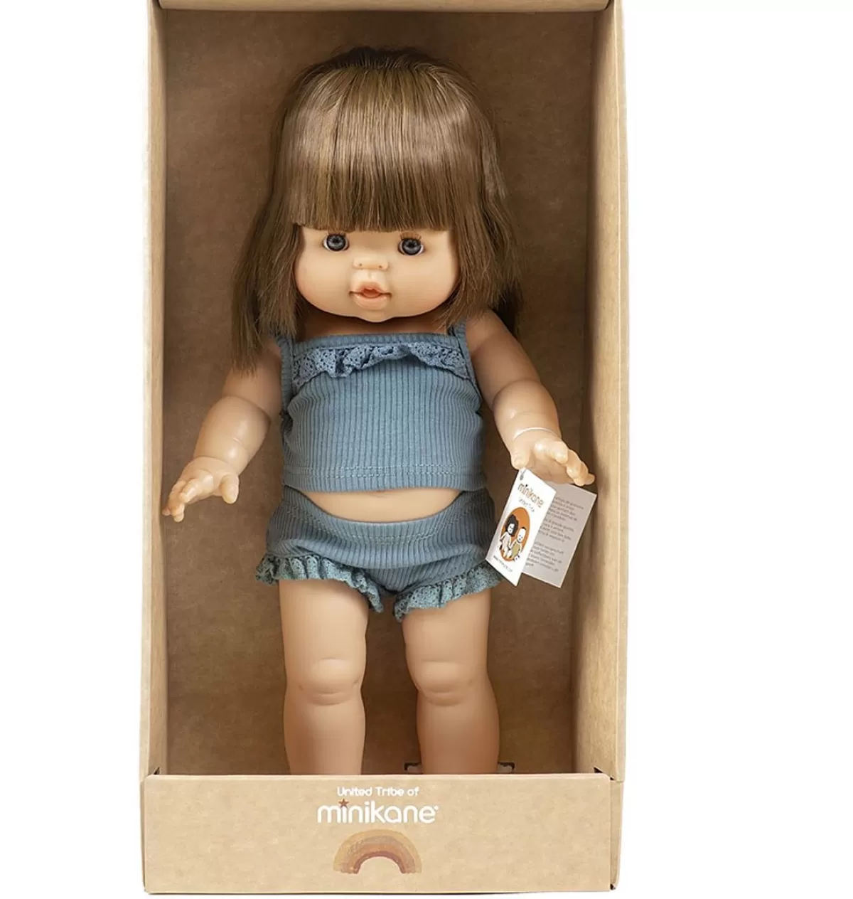 Online Minikane / Paola Reina Doll Chlea 37 Cm (Can Stand Upright) With Underwear Set