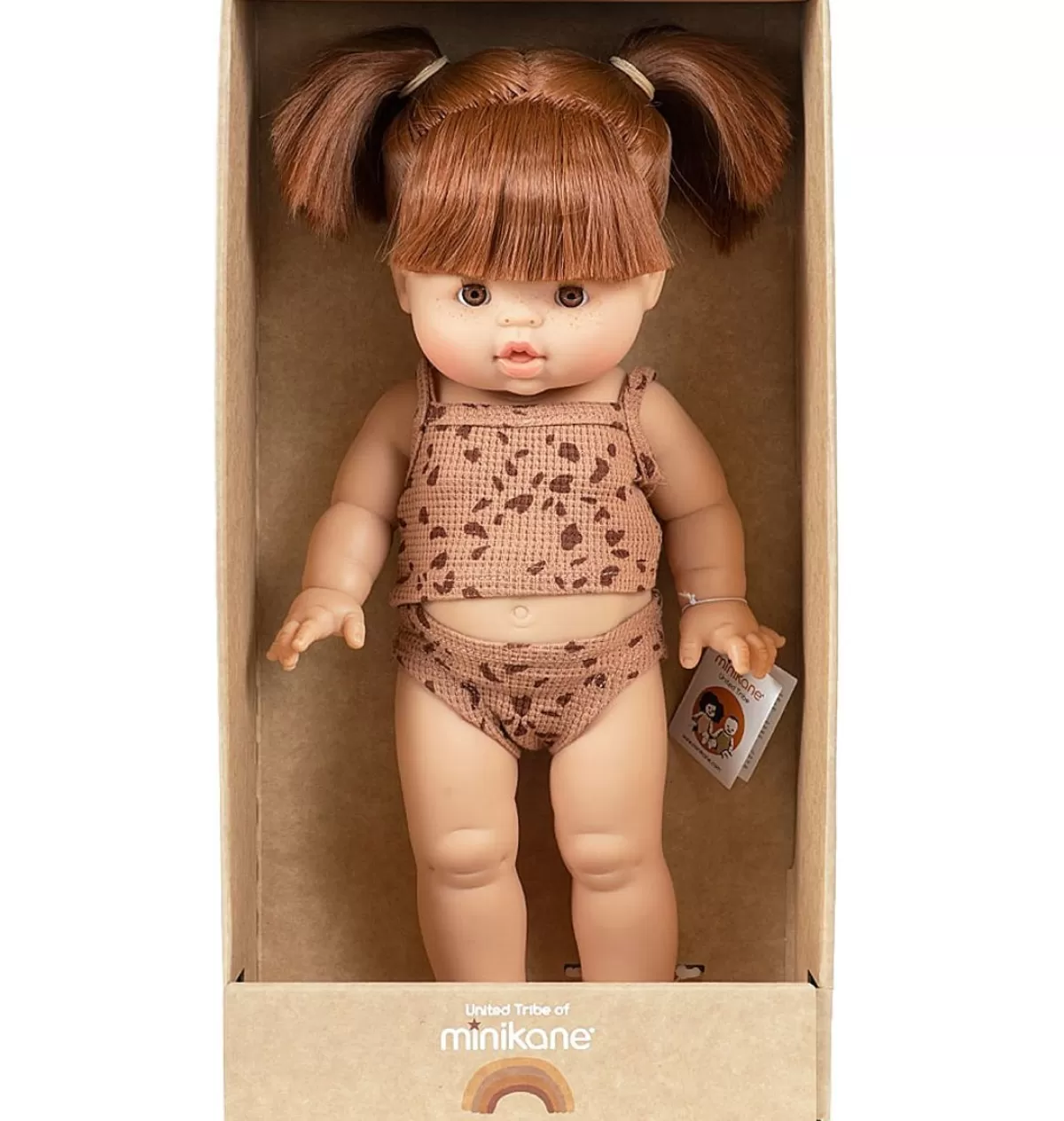 Outlet Minikane / Paola Reina Doll Raphaella 37 Cm (Can Stand Upright) With Underwear Set