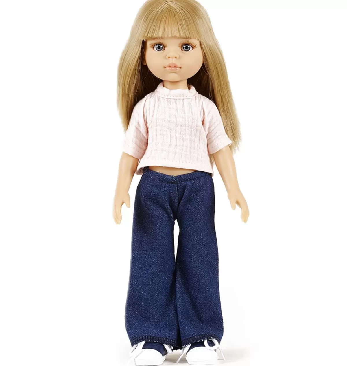 Cheap Minikane Amigas – Ensemble Trousers Jean Et Top Faustine And Double Gaze Rose Tendre