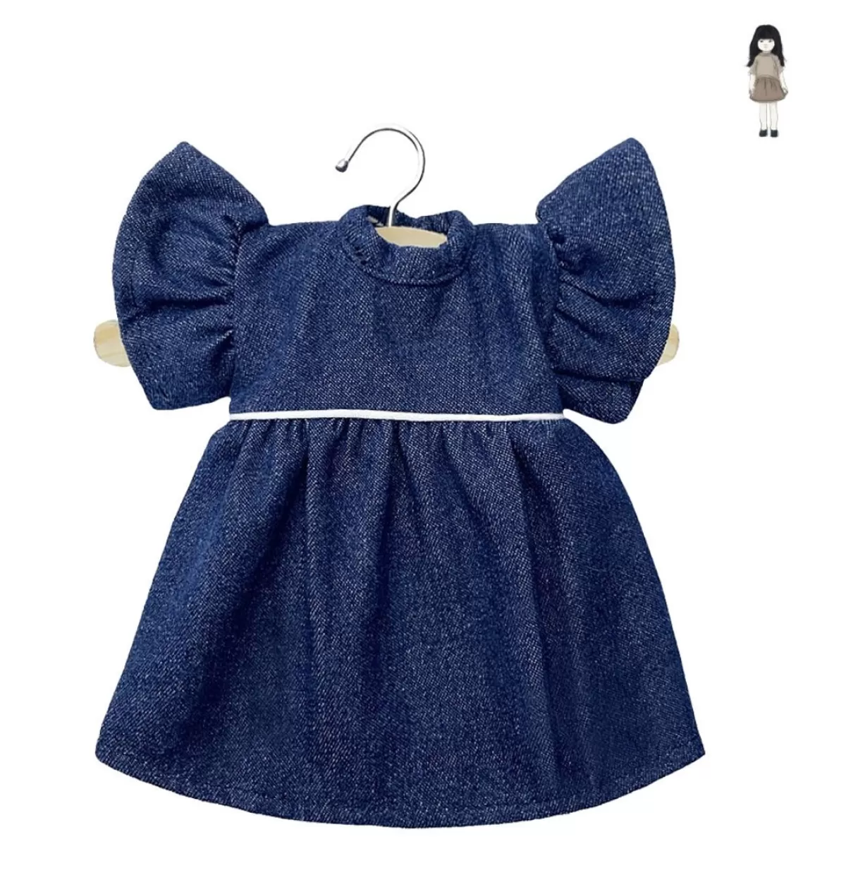 Online Minikane Amigas Dolls Robe Daisy And Jean / Denim