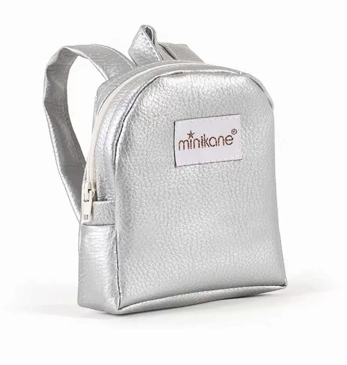 Hot Minikane Backpack For Gordi Dolls Imitation Leather Silver
