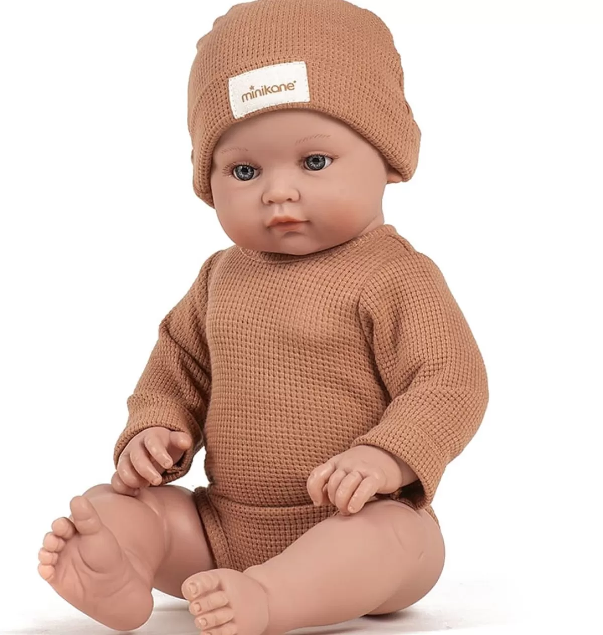 Cheap Minikane Bambinis – Ensemble Body Manches Longues Andrea Et Bonnet En Nid D'Abeille Petale - Copy