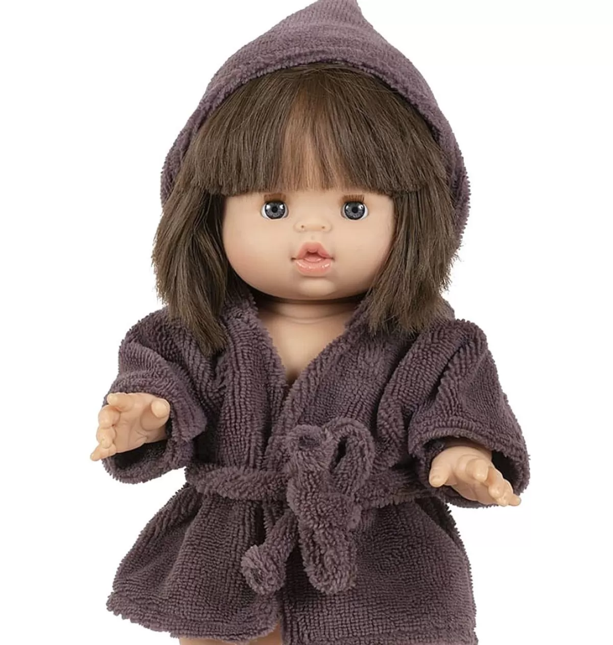Fashion Minikane Bathrobe For Gordi Dolls / Color: Raisin