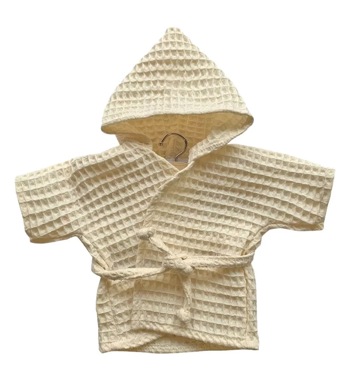 Fashion Minikane Bathrobe For The Collection Babies - Ecru