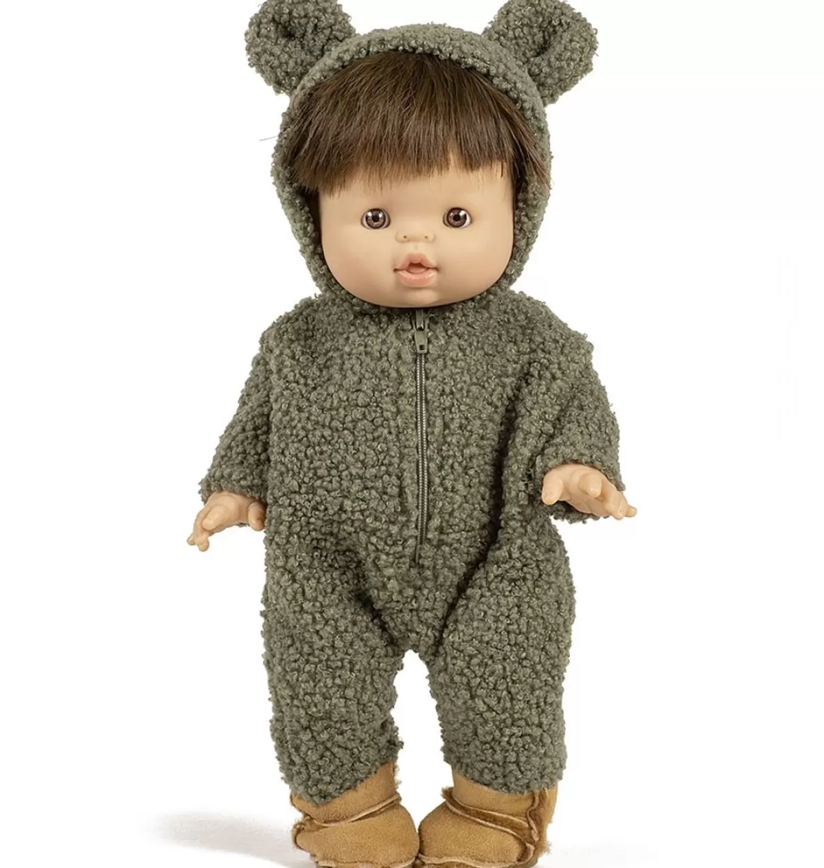 Shop Minikane Bear Suit Combinaison Winnie And Bouclette Ecru For Gordi Dolls