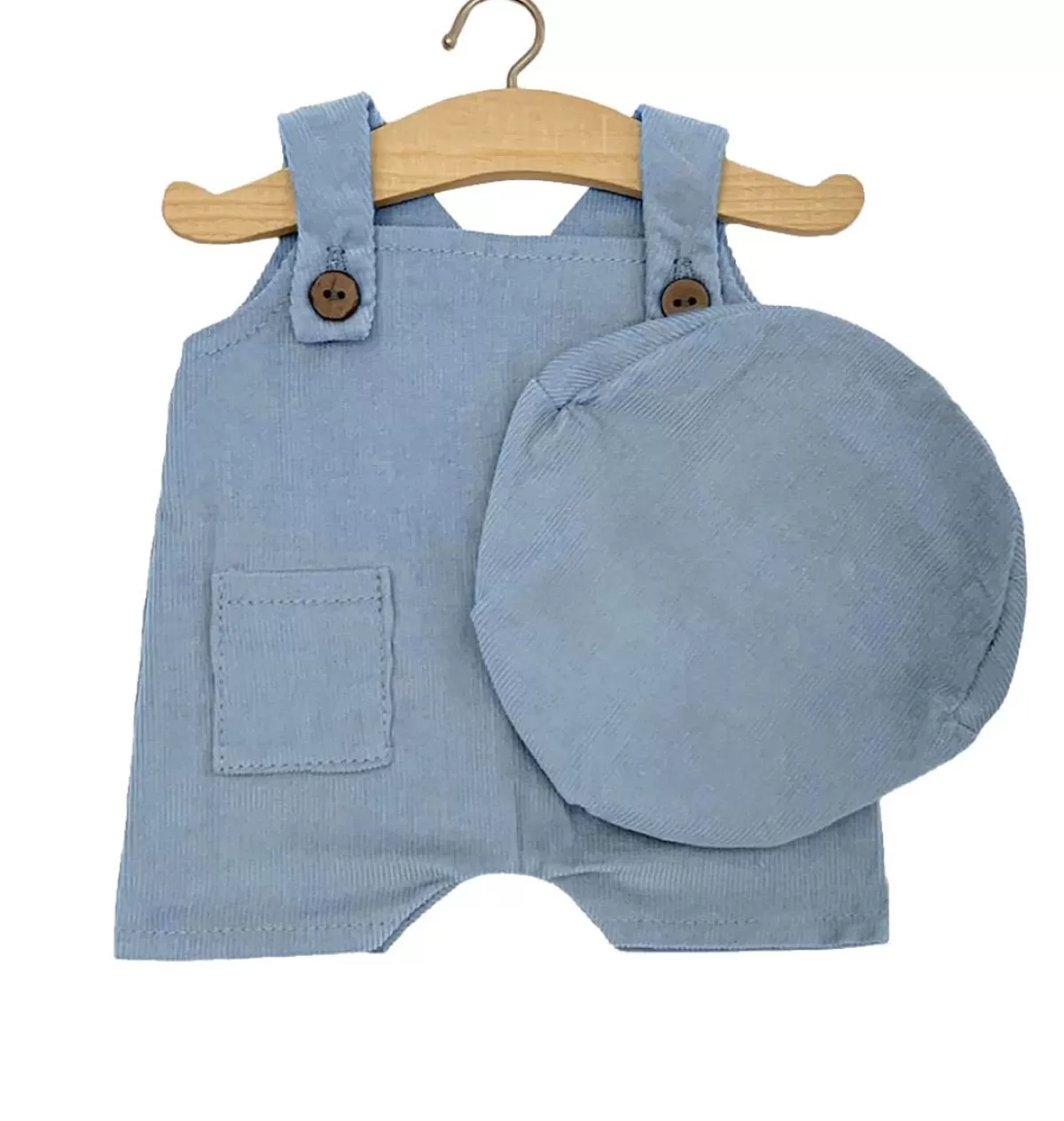 Sale Minikane Clothing Set: Ensemble Salopette Antonin And Milleraie Bleu Artic Et Sa Casquette Tico