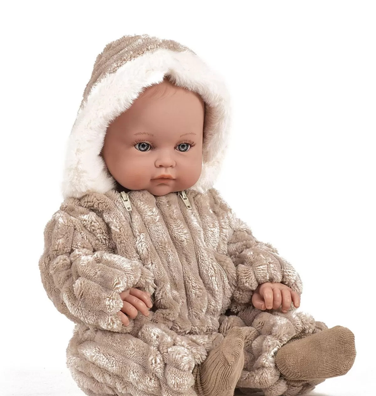 Hot Minikane Collection Bambinis / Pilot Suit With Hood / Color Galet