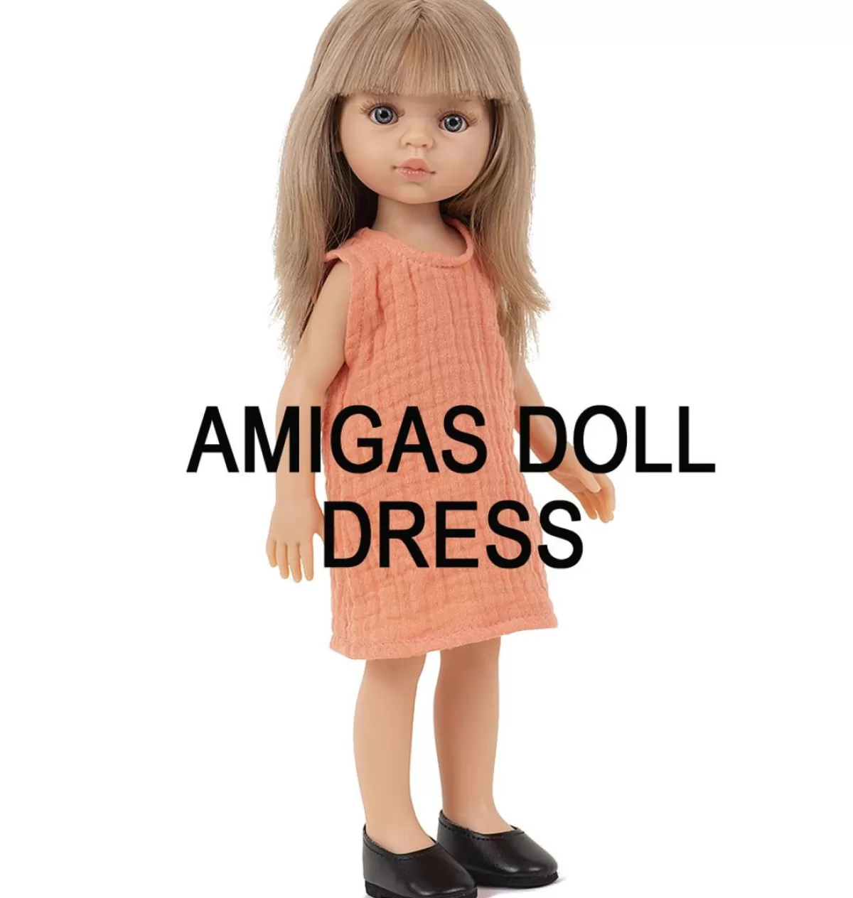 New Minikane Dress For Amigas Dolls / Papaya