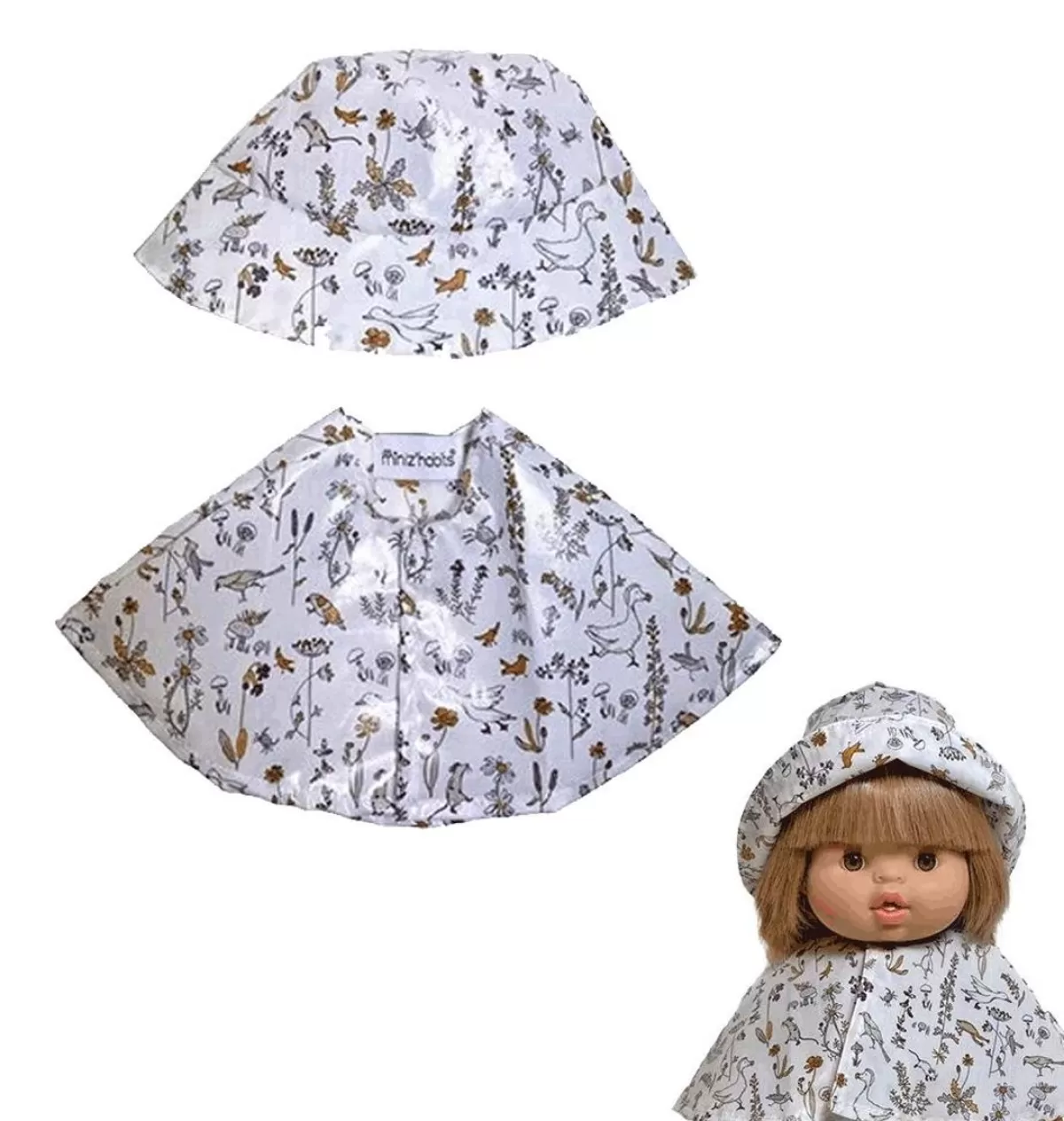 Sale Minikane Ensemble Rainy / Rainwear Set For Gordi Dolls