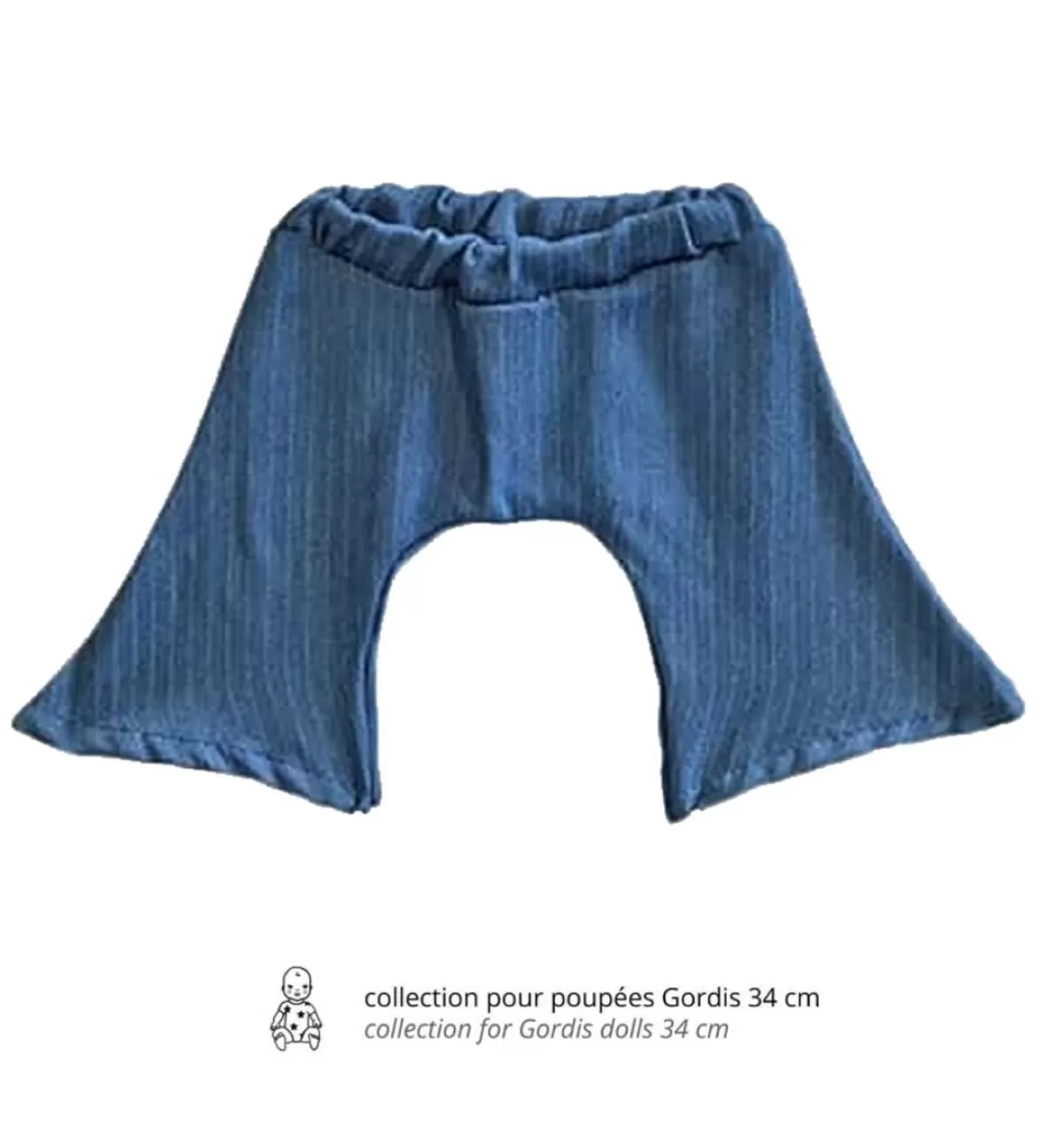 Fashion Minikane Flared Jeans Striped For Gordi Dolls