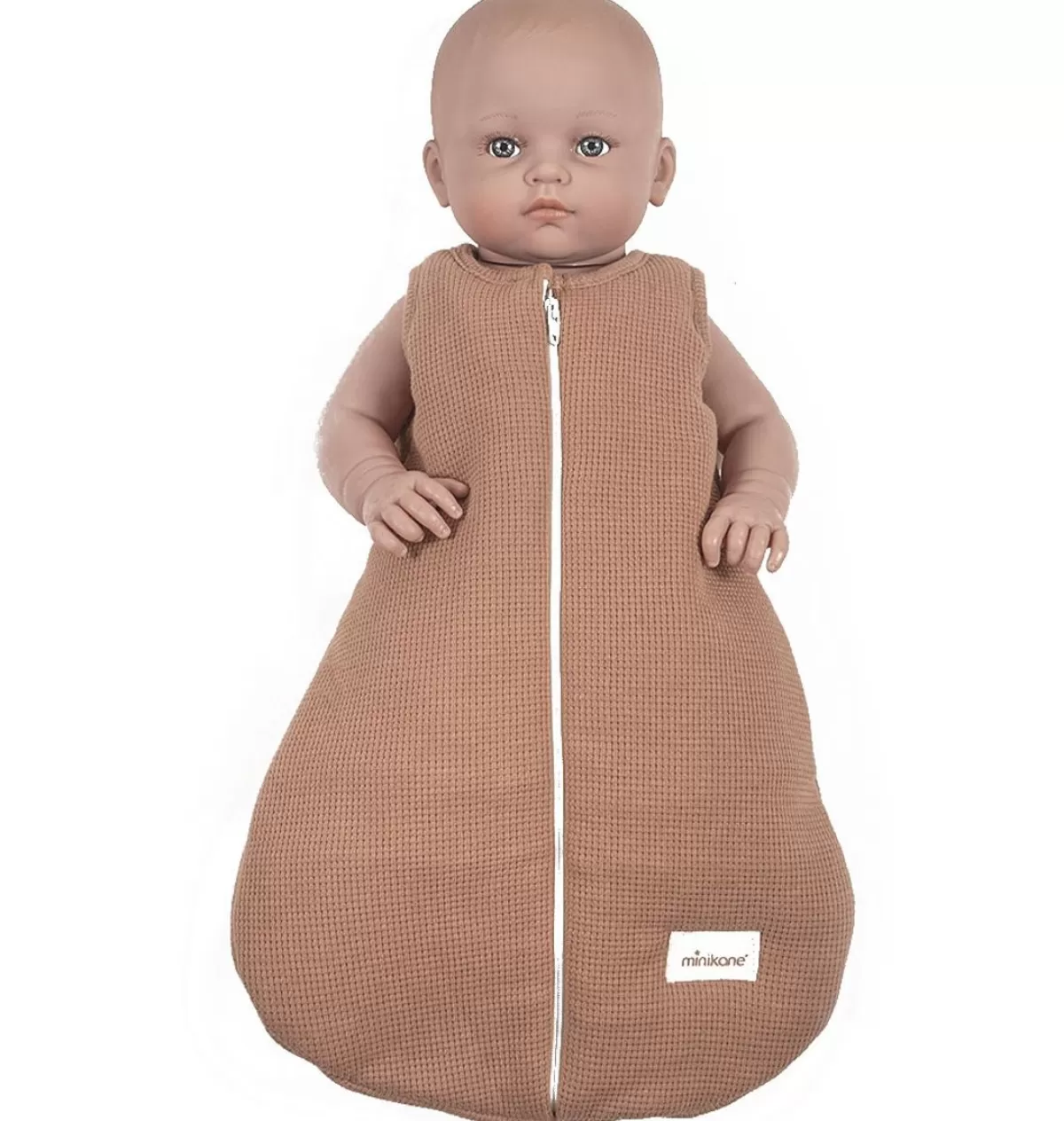 Best Sale Minikane Les Bambinis - Sleeping Bag / Turbulette En Nid D'Abeille Cassonade
