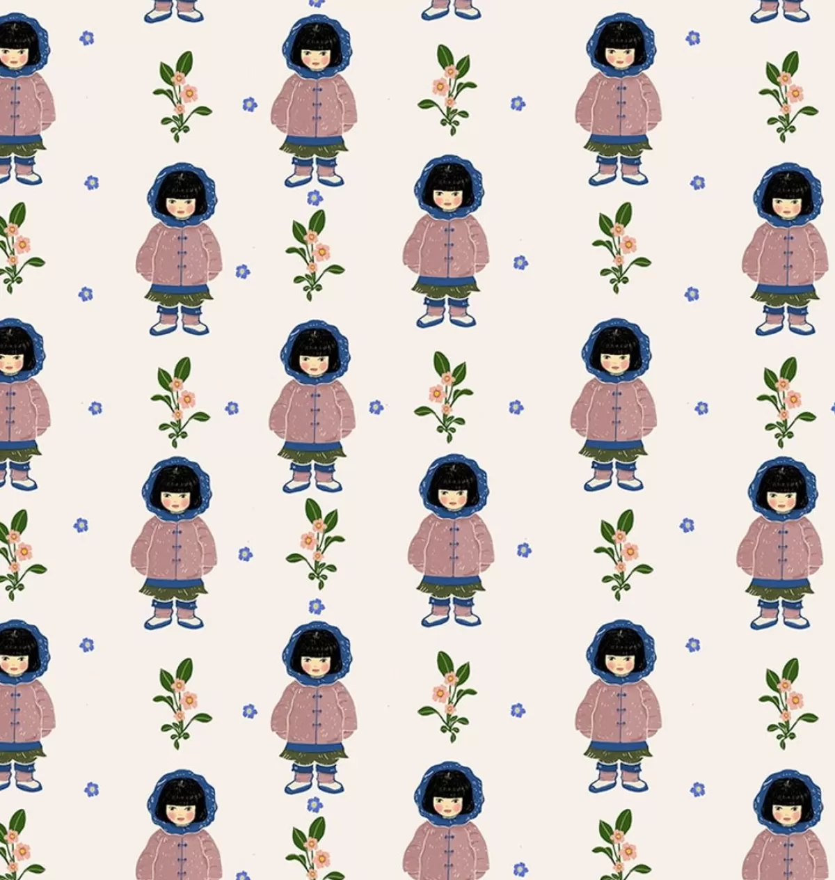 Hot Minikane Robe Daisy And Coton Jade For Gordi Dolls