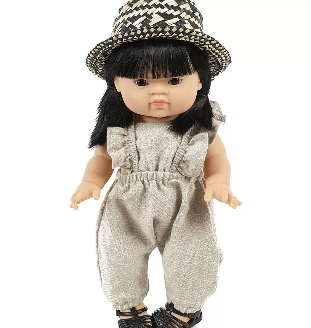 Flash Sale Minikane Straw Hat Pablo Noir For Gordi Dolls