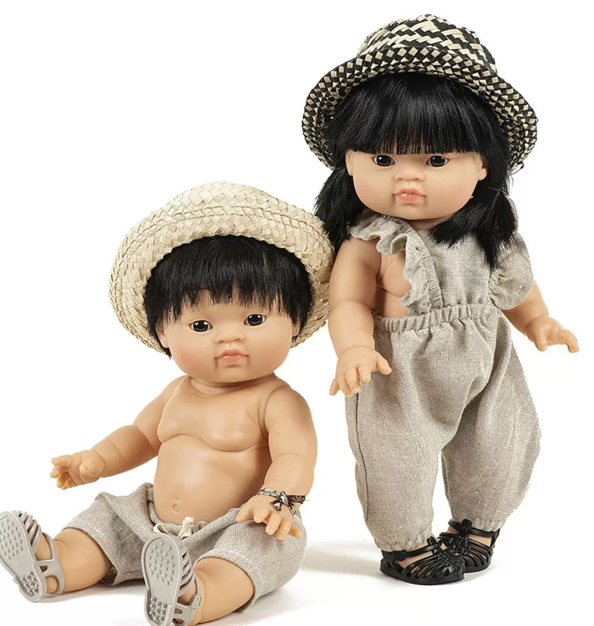 Flash Sale Minikane Straw Hat Pablo Noir For Gordi Dolls