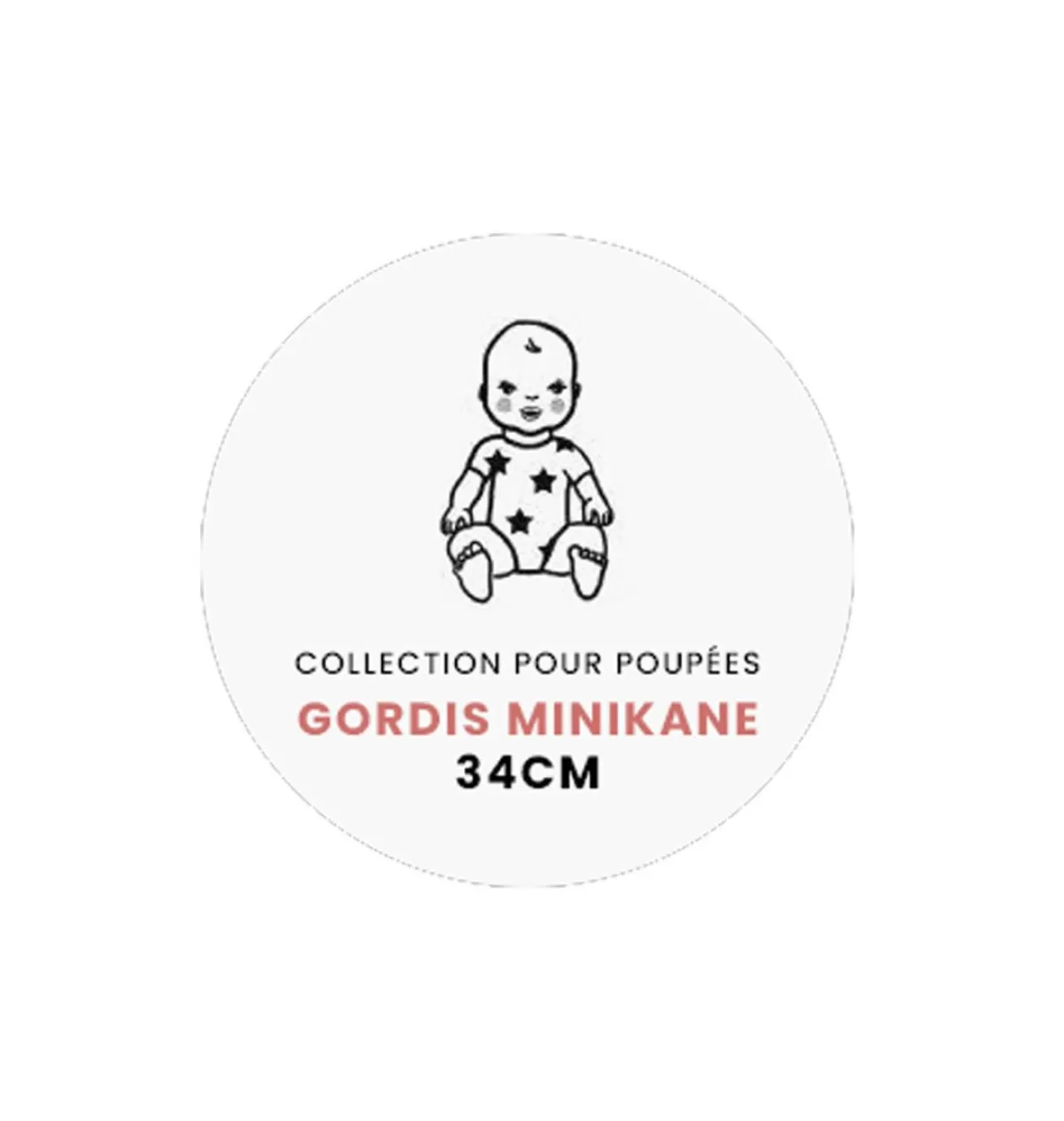 Clearance Minikane Underwear Set For Gordi Dolls Dessous Fille En Maille Cotelee Lin Et Sa Dentelle