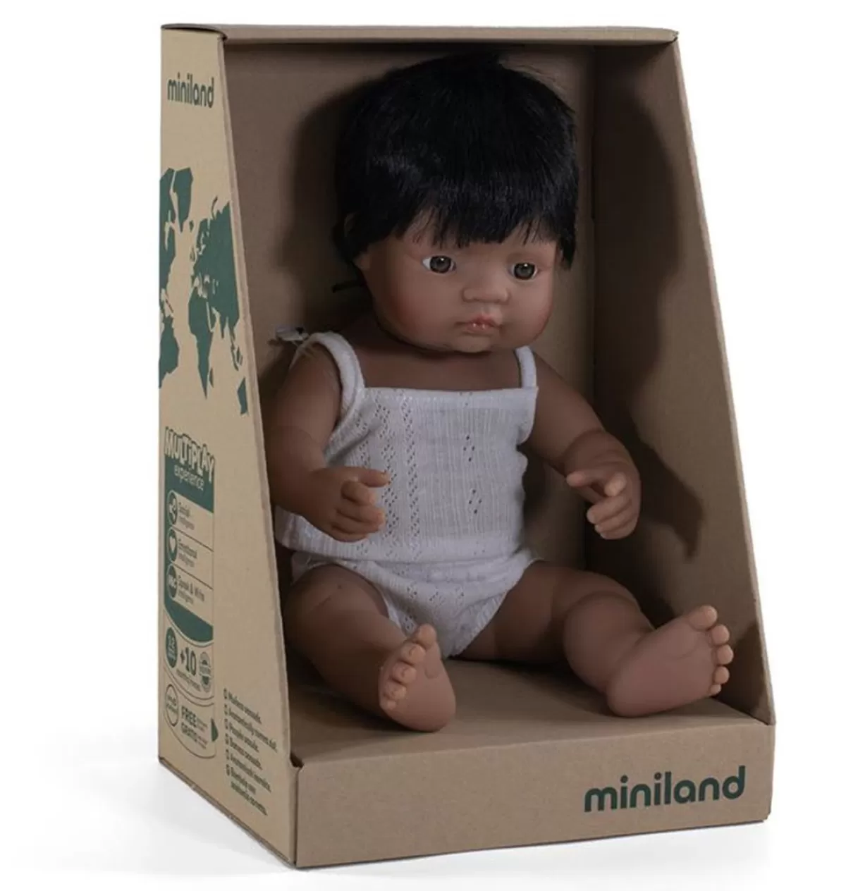 Discount Miniland poppen Miniland Doll Boy Hispanic 38 Cm