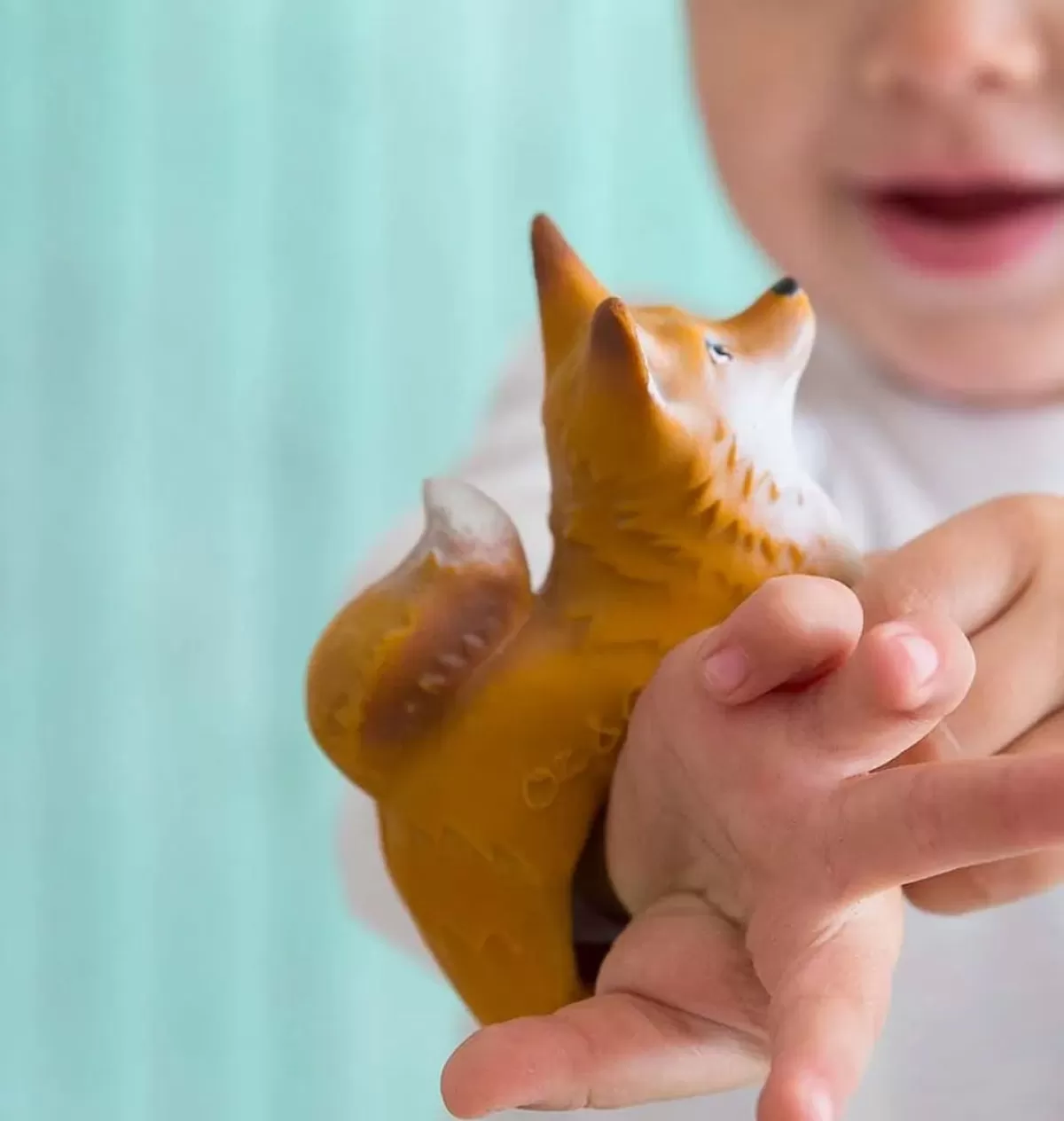 Hot Oli & Carol Rob De Fox Teething Toy, Bath Toy And Bracelet