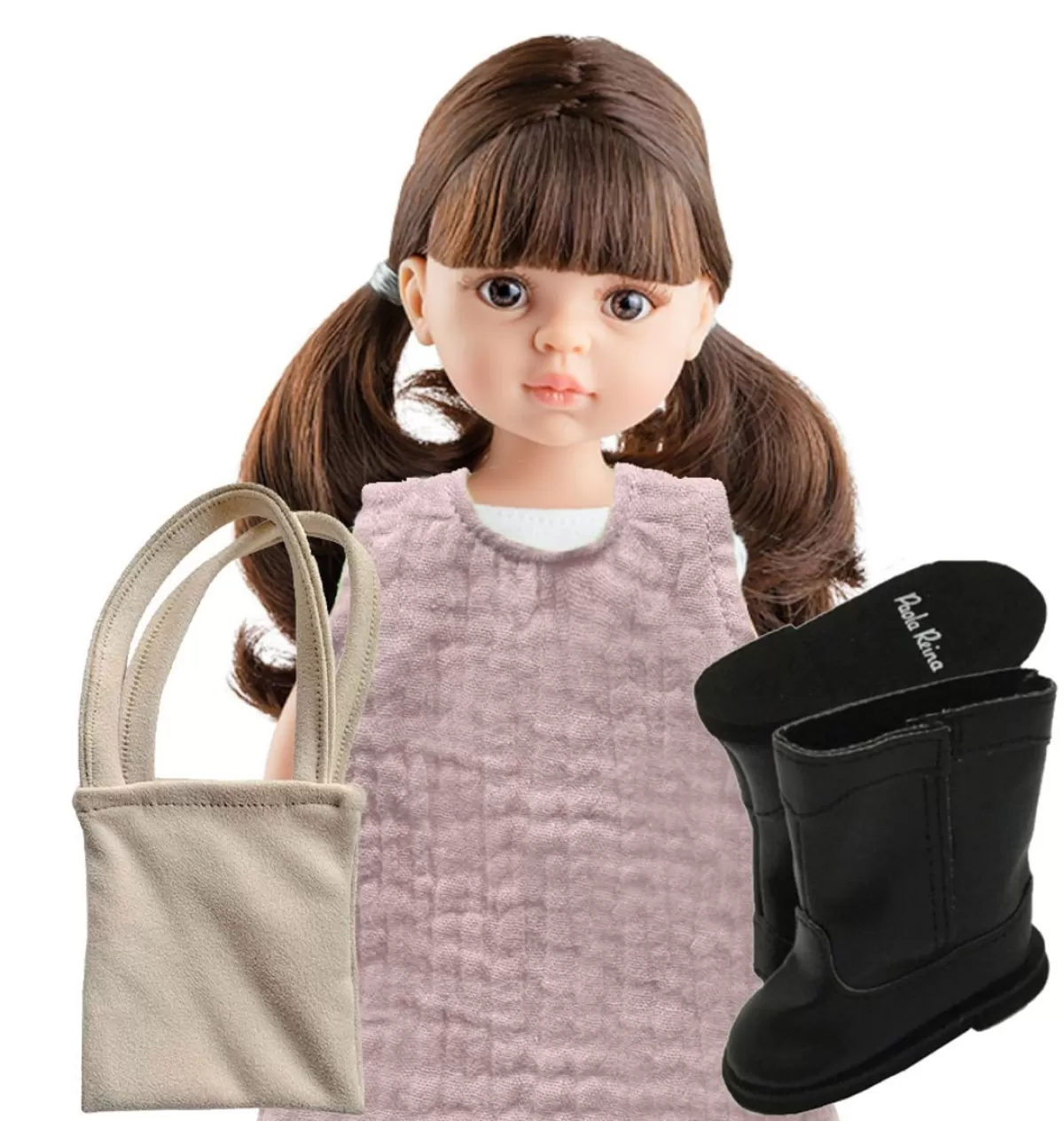 Outlet Paola Reina poppen Paola Reina Amigas Doll Carol With Ponytails In Her Hair