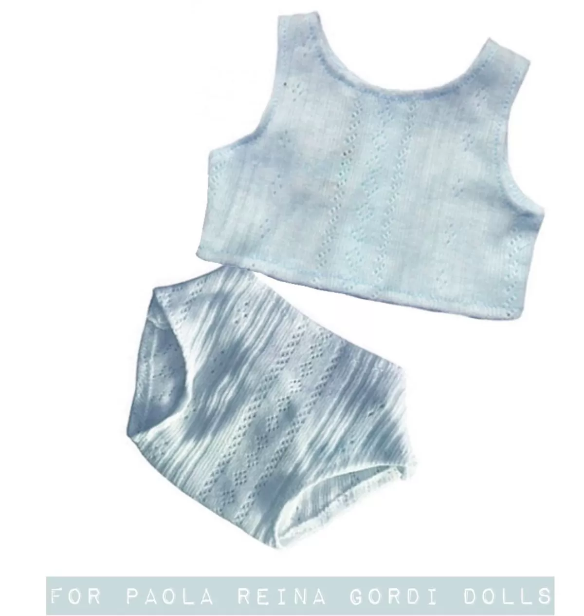 New Paola Reina poppen Paola Reina Baby Gordi Underwear Set Blue